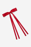 Molly Bow Hair Clip, RED - alternate image 1