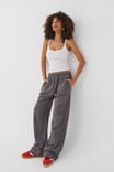 Relaxed Wide Leg Track Pant, CHROME GREY - alternate image 2