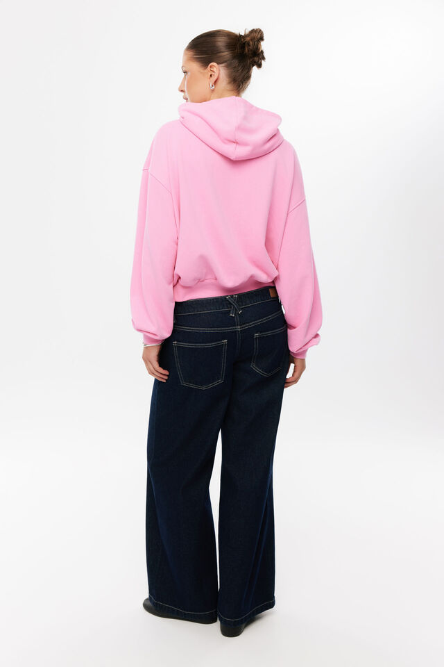 Mae Slouch Hoodie, Y2K PINK/SUITE