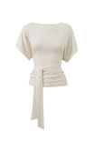 Soft Layla Tie Top, CREAMY WHITE - example image 5