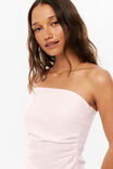 Hadley Strapless Linen Top, POWDER BLUSH - example image 2