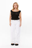 Sienna Ruched Top, BLACK - alternate image 2