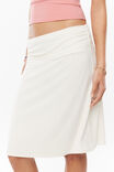 Soft Gina Midi Skirt, CREAMY WHITE - example image 4