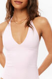 Sleek Brooke Halter Top, PIXEL PINK - example image 2