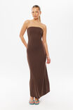 Gemma Strapless Maxi Dress, BAKED BROWN - example image 2