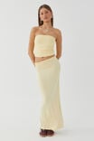 Luxe Ruched Bandeau, GOLDEN BUTTER - alternate image 2