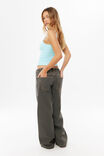 Ultra Low Rise Baggy Jean, MISTY GREY/STAR - example image 2