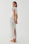 Harlow Sheer Knit Dress, WHITE - alternate image 3