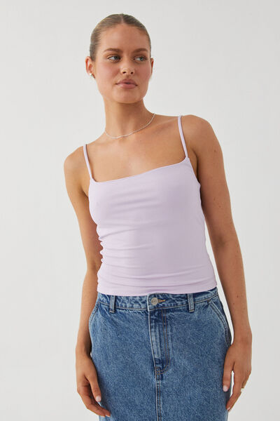 Luxe Strappy Cami, LIGHT LILAC