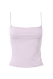 Luxe Strappy Cami, LIGHT LILAC - alternate image 6