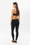 Active Scrunch Fold Back Legging, BLACK - example image 4