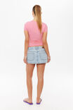 Sleek Shay Short Sleeve Top, CANDY CORE PINK - example image 3