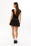 Foldback  Bubble Mini Skirt, BLACK - alternate image 3
