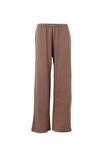 Relaxed Wide Leg Track Pant, BROWN CAROB - alternate image 6