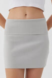 Nora Knit Mini Skirt, GRAVEL GREY - alternate image 5