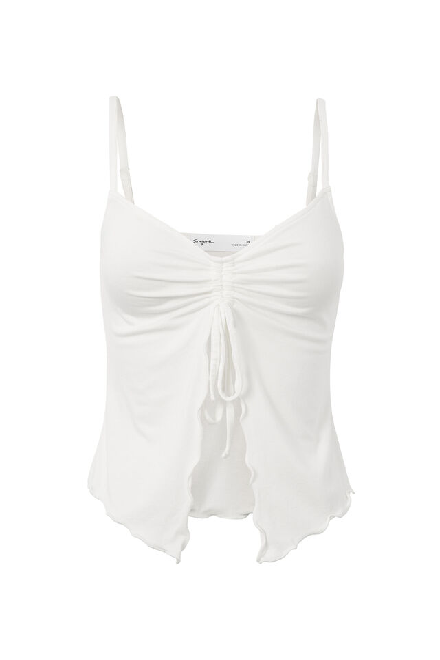 Eloise Butterfly Cami, WHITE