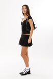 Foldback  Bubble Mini Skirt, BLACK - alternate image 4