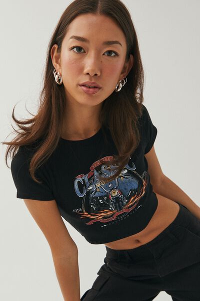 Bambi Printed T Shirt, BLACK/CLASSIC MOTORS