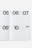 2027 A5 Weekly Open Agenda Diary, WASABI/OCEANA - example image 2