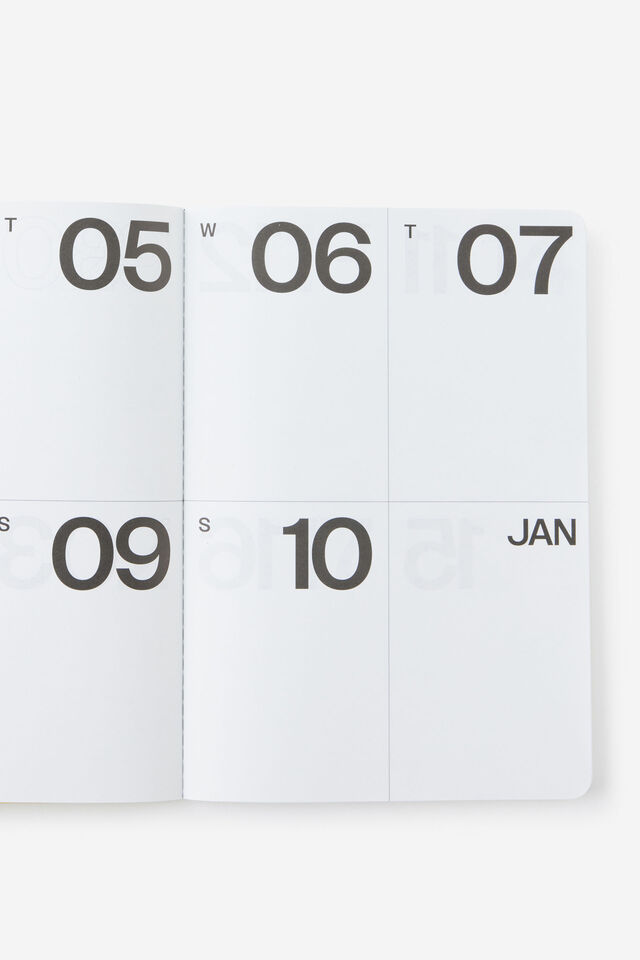 2027 A5 Weekly Open Agenda Diary, WASABI/OCEANA