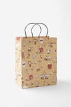 Get Stuffed Gift Bag - Medium, LCN PEA PEANUTS CHRISTMAS CRAFT - alternate image 1