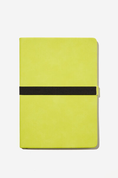 B5 Pu Journal Recycled Mix, LIME