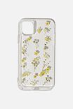Protective Phone Case iPhone 11, TRAPPED MICRO FLOWERS - alternate image 1