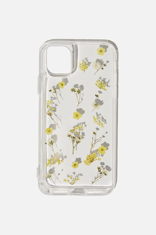 Protective Phone Case iPhone 11, TRAPPED MICRO FLOWERS