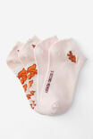 2 Pk Of Ankle Socks, GOLDFISH (S/M) - alternate image 1