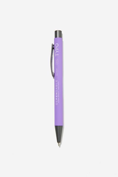 Dependable Ballpoint Pen, POST IT PURPLE
