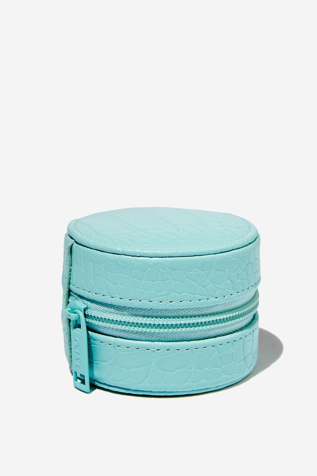 Off The Grid Jewellery Case Small, MINTY SKIES TEXTURED