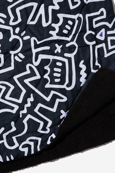 Collab Bed In A Bag, LCN KEI KEITH HARING BLACK WHITE