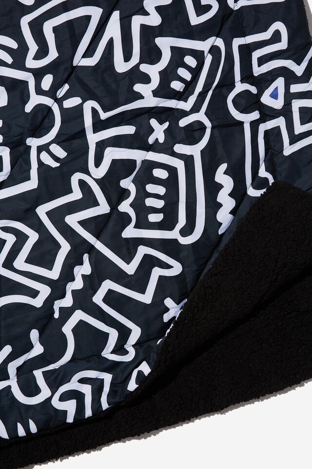 Keith Haring Bed In A Bag, LCN KEI KEITH HARING BLACK WHITE