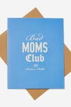 Mother's Day Card, BAD MOM S CLUB BLUE - alternate image 1