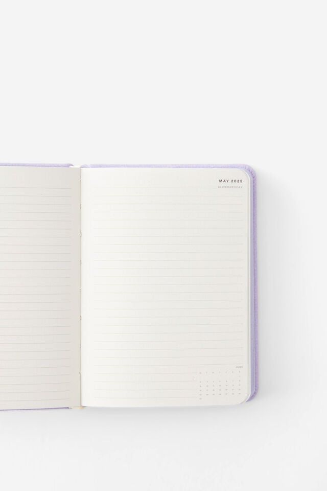 2025 A6 Daily Buffalo Diary, LAVENDER HAZE FOIL