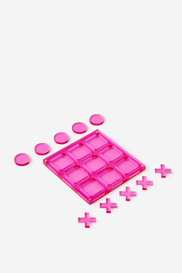Acrylic Travel Tic Tac Toe, SUMMER CLUB / POSIE