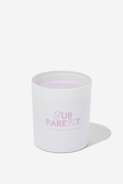 Tell It Like It Is Candle, PALE LAVENDER FUR PARENT