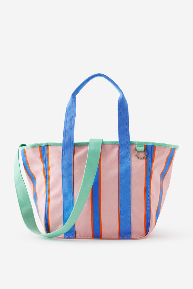 Flex Tote Large, SUMMER STRIPE PINK