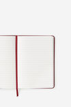 B6 Hard Lined Notetaker Notebook, CABERNET - example image 2