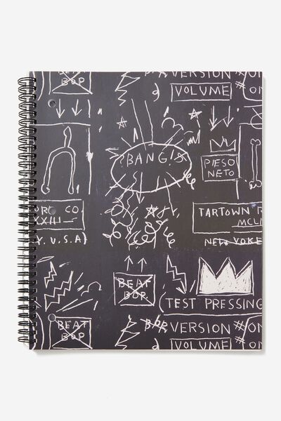 College Ruled Campus Notebook, LCN BSQ BLACK AND WHITE