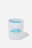 BLUE AURA SOCIAL BUTTERFLY