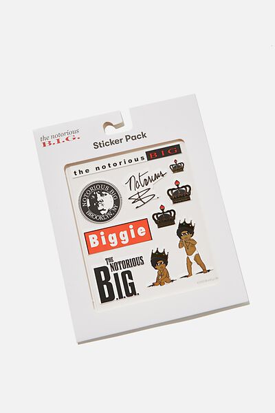 Licensed Sticker Pack, LCN MT BIGGIE SMALLS
