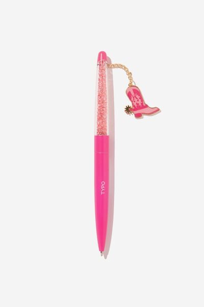 Charm Pen, SIZZLE PINK BOOT