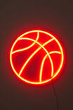 Neon Wall Light, BASKETBALL - alternate image 2