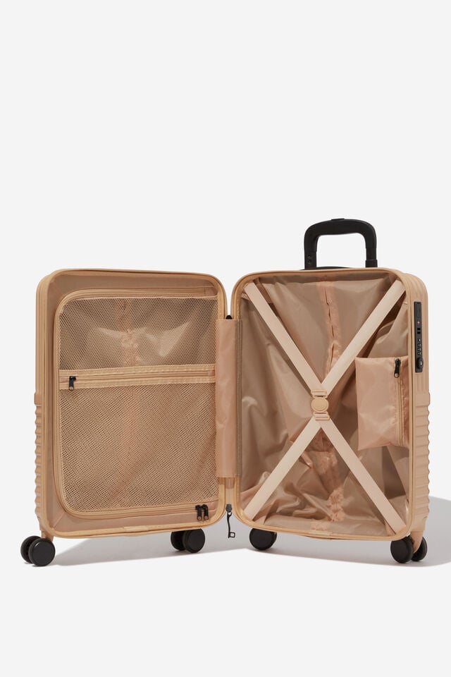 20 Inch Carry On Suitcase, LATTE