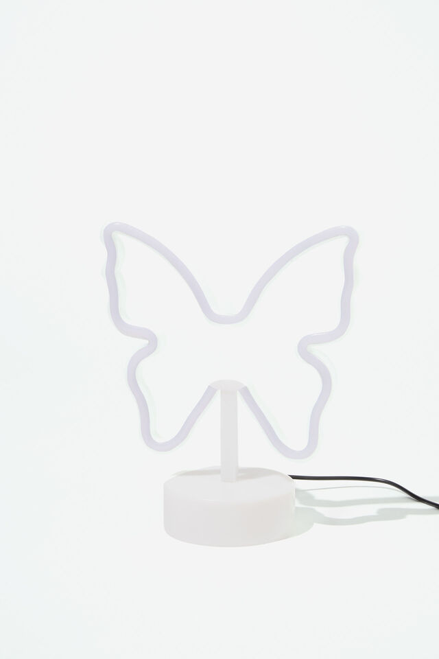 Shaped Desk Lamp, LILAC BUTTERFLY