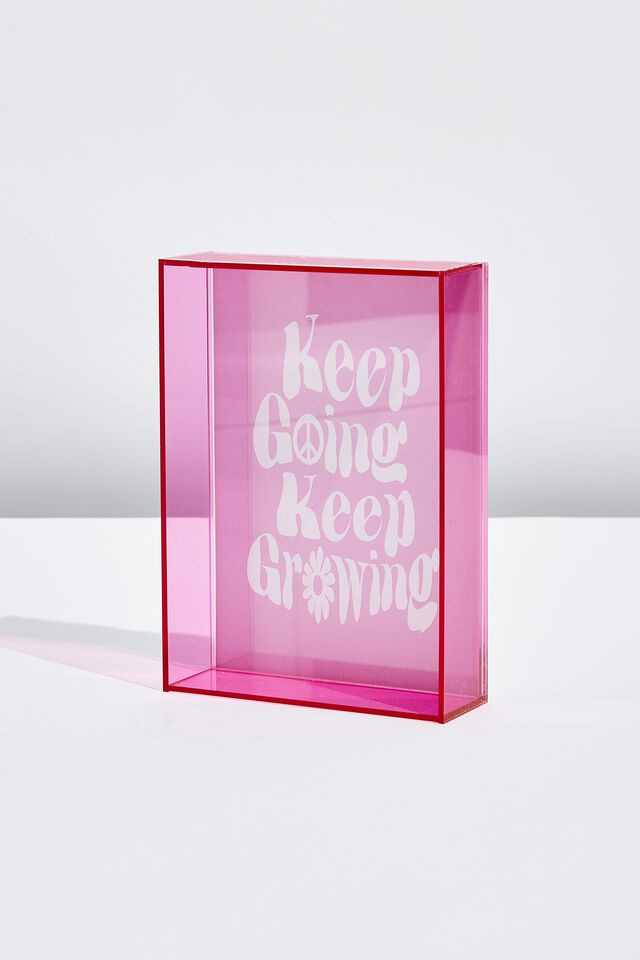 A5 Acrylic Frame, NEON PINK