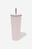 Metal Smoothie Cup, DAISY DITSY BLUSH - alternate image 1