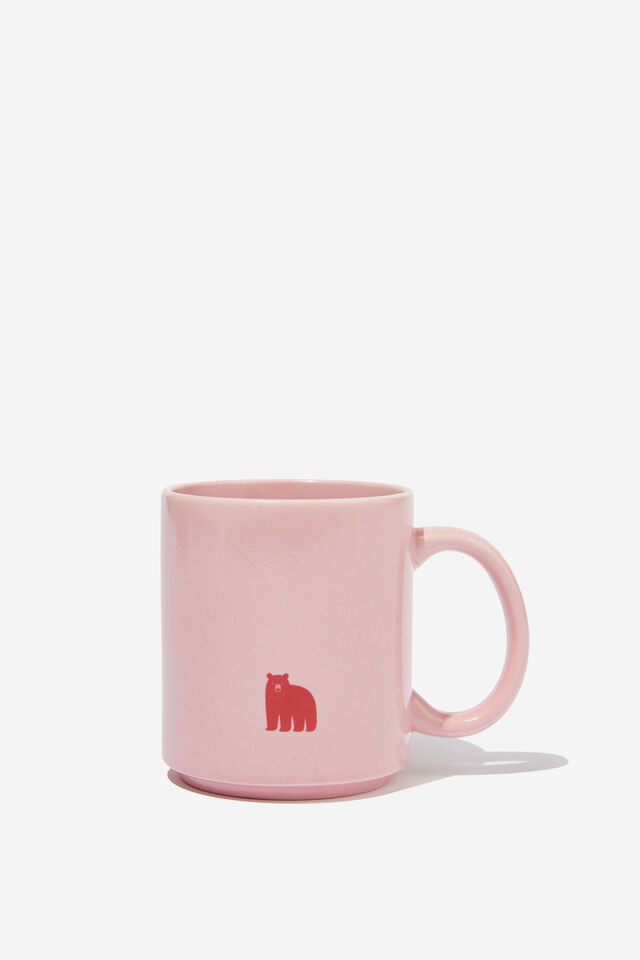 Limited Edition Mug, MAMA BEAR ROSA POWDER
