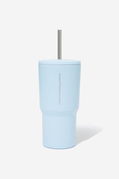 The Traveller Metal Smoothie Cup, DRINKING PROBLEM
